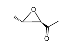 trans-1-(3-methyloxiranyl)-ethanone结构式