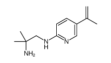 N-(5-isopropenyl-2-pyridyl)-2-methyl-propane-1,2-diamine Structure