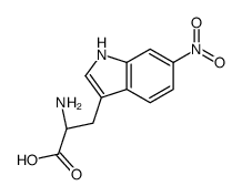 (2S)-2-amino-3-(6-nitro-1H-indol-3-yl)propanoic acid Structure