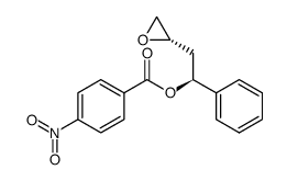 (1S,3S)-4-nitrobenzoic acid 2-oxiranyl-1-phenylethyl ester Structure