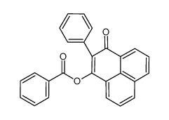 (3-oxo-2-phenylphenalen-1-yl) benzoate结构式