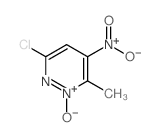 3-chloro-6-methyl-5-nitro-6H-pyridazine 1-oxide结构式