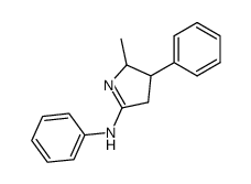 5-Methyl-4,N-diphenyl-4,5-dihydro-3H-pyrrol-2-amine结构式