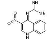 2-(3-nitroquinolin-4-yl)guanidine Structure