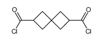 spiro[3.3]heptane-2,6-dicarbonyl chloride Structure