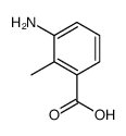 3-amino-2-methylbenzoic acid结构式