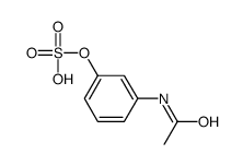 (3-acetamidophenyl) hydrogen sulfate Structure