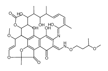 3-(3-Methoxybutoxyiminomethyl)rifamycin SV picture