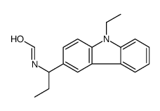 N-[1-(9-ethylcarbazol-3-yl)propyl]formamide结构式