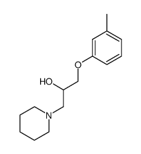 1-piperidino-3-m-tolyloxy-propan-2-ol结构式