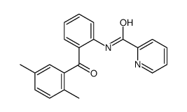 N-[2-(2,5-dimethylbenzoyl)phenyl]pyridine-2-carboxamide结构式