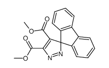 4,5-bis(methoxycarbonyl)spiro<3H-pyrazole-3,9'-fluorene> Structure