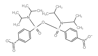 Phosphonamidic acid,N,N-diisopropyl-P-(p-nitrophenyl)-, anhydride (8CI) Structure