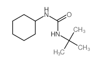 Urea,N-cyclohexyl-N'-(1,1-dimethylethyl)-结构式