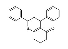 2,4-diphenyl-2,3,4,6,7,8-hexahydrothiochromen-5-one Structure