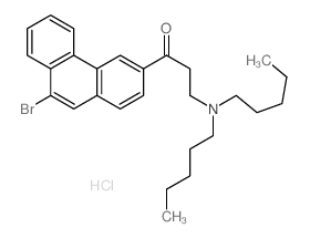 1-(9-bromophenanthren-3-yl)-3-(dipentylamino)propan-1-one结构式