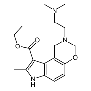 ethyl 2-[2-(dimethylamino)ethyl]-8-methyl-3,7-dihydro-1H-pyrrolo[3,2-f][1,3]benzoxazine-9-carboxylate Structure