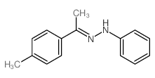 N-[1-(4-methylphenyl)ethylideneamino]aniline Structure
