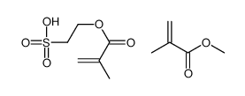 methyl 2-methylprop-2-enoate,2-(2-methylprop-2-enoyloxy)ethanesulfonic acid Structure