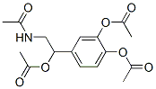 N-[2-Acetyloxy-2-[3,4-bis(acetyloxy)phenyl]ethyl]acetamide结构式