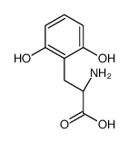 (S)-2-AMINO-3-(2,6-DIHYDROXYPHENYL)PROPANOIC ACID Structure