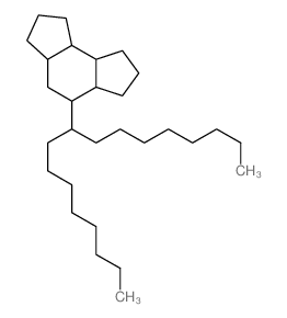 as-Indacene, dodecahydro-4- (1-octylnonyl)- structure