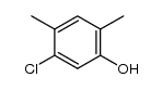 5-chloro-2,4-dimethylphenol结构式