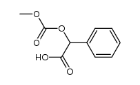 methoxycarbonyloxy-phenyl-acetic acid结构式
