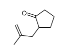 2-(2-methylprop-2-enyl)cyclopentan-1-one结构式
