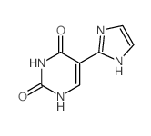 2,4(1H,3H)-Pyrimidinedione,5-(1H-imidazol-2-yl)- Structure