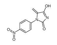 5-methylidene-1-(4-nitrophenyl)imidazolidine-2,4-dione结构式
