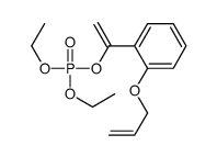 diethyl 1-(2-prop-2-enoxyphenyl)ethenyl phosphate结构式