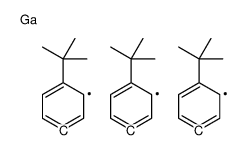 tris(4-tert-butylphenyl)gallane Structure