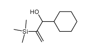 1-Cyclohexyl-2-trimethylsilyl-2-propen-1-ol结构式