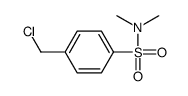 4-(chloromethyl)-N,N-dimethylbenzenesulfonamide结构式