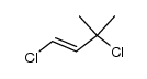 (E)-1,3-dichloro-3-methyl-1-butene Structure