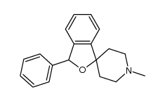 1'-Methyl-3-phenylspiro[isobenzofuran-1(3H),4'-piperidine]结构式
