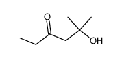 5-hydroxy-5-methylhexan-3-one结构式
