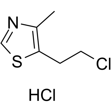 Chlormethiazole hydrochloride structure