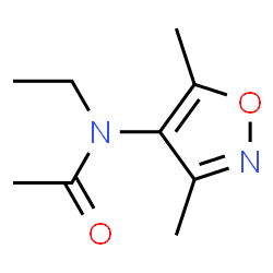 Acetamide,N-(3,5-dimethyl-4-isoxazolyl)-N-ethyl-结构式