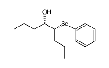 (4RS,5SR)-5-(phenylseleno)octan-4-ol结构式