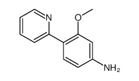 Benzenamine, 3-methoxy-4-(2-pyridinyl)- (9CI)结构式