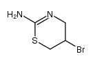 5-bromo-5,6-dihydro-4H-[1,3]thiazin-2-ylamine结构式
