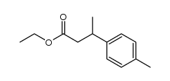 (+/-)-ethyl 3-(4-methylphenyl)butanoate结构式