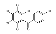 (4-chlorophenyl)-(2,3,4,5,6-pentachlorophenyl)methanone Structure