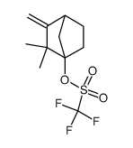 2,2-Dimethyl-3-methylene-bicyclo[2.2.1]hept-1-yl trifluoromethane-sulfonate Structure