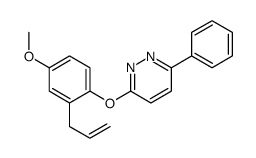 3-(4-methoxy-2-prop-2-enylphenoxy)-6-phenylpyridazine结构式