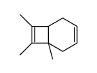 (1S,6S)-6,7,8-trimethylbicyclo[4.2.0]octa-3,7-diene结构式