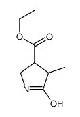 ethyl 4-methyl-5-oxopyrrolidine-3-carboxylate Structure