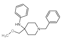 1-Benzyl-4-phenylamino-4-(methoxymethyl)piperidine structure